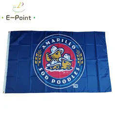 MILB Amarillo Sod Poodles Flag 35ft 90cm150cm البوليستر لافتة الديكور
