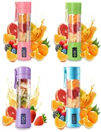 Strumenti vegetali frullatori portatili Mini USB USB Juicer elettrico ricaricabile Blande6 Blade Fruit Fruit Maker Blender Sports Juicing1480275