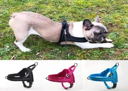 Nopull Dog Harness Отражающая регулируемая фланелевая мягкая мягкая средняя и большая собачья жгут жилет для ходьбы для ходьбы 2128755