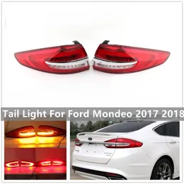 1pc araba LED arka sis farları Mondeo 20 17-20 18 Arka Durdur Reflektör Turn Sinyal Arka lambaları Fren Işığı