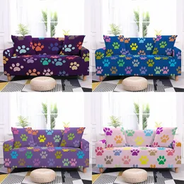 Крышка стул 1234 Seater Mite Dog Steeprint Print Dofa Cover Allinclusize Cushion L форма секционная защитная декор 221208