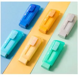 1pcs Mori Move Eraser Retro Color Less Dust Rubber Erasers for Pencil Cleaning Correct Stationery School Student A7172