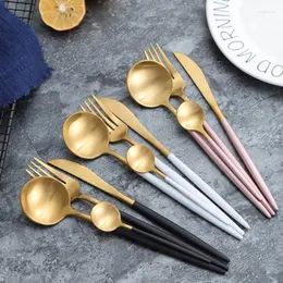 Zestawy naczyń obiadowych 4 sztuk kuchenki 304 Upsadale Royal Stalom Steel Spoun Spoon Nóż herbata China