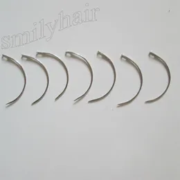 Whole- C Style curved needles for hair weft hair weaving needles weave machine sewing needle length 6 5cm266n