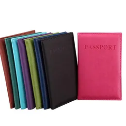 Fashion Faux Leather Travel Passport Holder Cover ID Kort Omslag Case Bag Passport Wallet Protective Sleeve Storage Bag324s