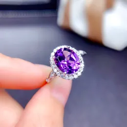 Topaz Diamond Solitaire Rings Crystal Women Wedding Engagement Ring mode Fina smycken gåva Will och Sandy
