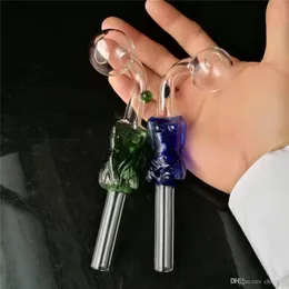 Mosaico Color Beauty Pot de vidro bonges de vidro de vidro tubos de ￡gua Pl￭metros de ￳leo de tubo de vidro fumando