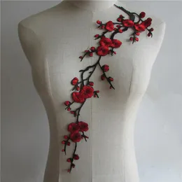 Craft Collar Flower Venise Sequin Floral broderad Applique Trim Decorated Spetshalsband krage Sying 10st3125