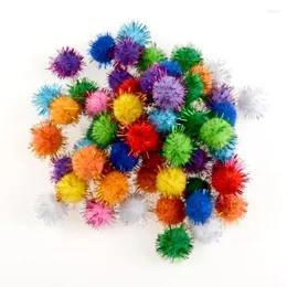 Decorative Flowers -Small Multicolour DIY Decoration Ball 12/15/20/25mm Fur Pompon Home Decor Crafts