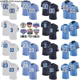 NCAA North Carolina Tar Heels College Football 8 Paysour Jersey 5 JJ Jones 3 Antoine Green 10 Drake Maye 28 Omarion Hampton 23 George Pettaway Sport Color