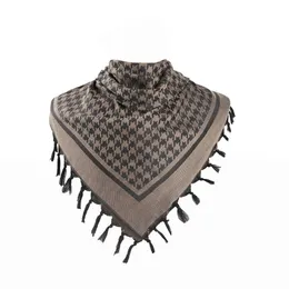 Scarves Hat scarf glove set shawl ready to provide men with a new cotton high-quality neck wrap dog tooth shemagh Arabian