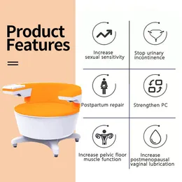 Muskelbyggd bantningsstimulering Sculpst -stol för inkontinens ofta urineringsbehandling Vaginal åtdragning och bäckenbotten reparerad utrustning