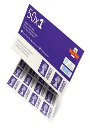 Royal 50x1 Large Letter Stamps First Class Mail UK Post Self Adh￤sive4126885
