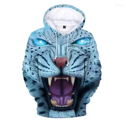 Herren Hoodies Männer 2022 Pullover Übergroßen Streetwear Herbst Männlich Bunte Gepard 3d Sweatshirts Mit Kapuze