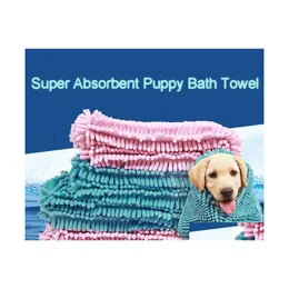 Hund Grooming Fiber Snabbtorkning Vatten Pet Bath Handduk Superabsorberande valp Mat Dogs filt Soft Cat Bathing Practical Mod P HomeFavor DHWPI