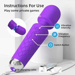 Full Body Massager Sex toys masager Vibrator DRAIMIOR Powerful Magic Wand Vibrators for Women Clitoris Stimulator AV Stick G Spot Massager Female Masturbator WG3V