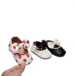 Erste Wanderer 2022 Bowknot Lace Girls 'Single Shoes Baby Kleinkind