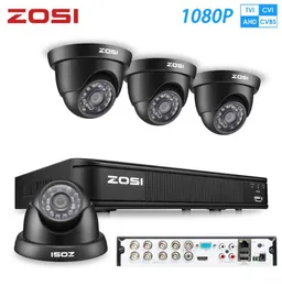 Systems ZOSI 1080P AHD CCTV System 8CH Network TVI DVR 4PCS 1280TVL IR Weatherproof Home Security Camera Surveillance Kit5372216