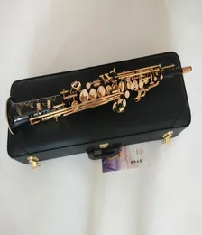 NEU NEUE HALLE SOPRANO SAXOPHONE S901 B Tune Musical Instruments Lacked Gold Professional Grad mit Mundstück3955865