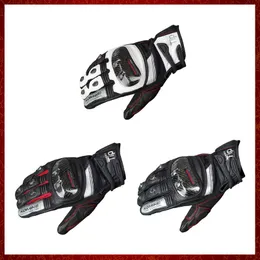 ST847 Winter warmer Kohlefaser -Touchsbildschirm Handschuhe Roller Motorradhandschuhe Kreuz Moto Rad Reiten Lederhandschuhe
