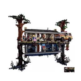 Blocks 2499Pcs City 75810 Stranger Things The Upside Down Building Bricks Set Children Toys Gift Christmas 220726 Drop Delivery Gifts Dhd8Z