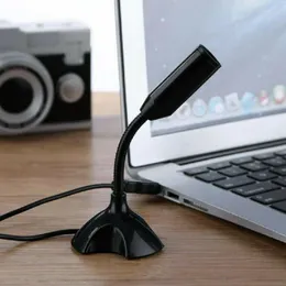 Microphones Universal USB Stand Mini Desktop Microphone Noise-Cancelling Mic för PC Laptop Notebook Singboy Singing Recording Voice Chating Host