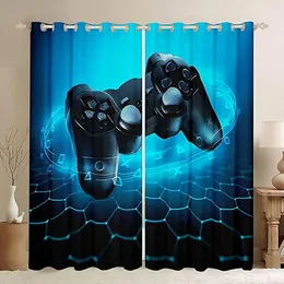 Curtain 3D Pattern Video/TV Game Player Printing Living Room Handle Curtains For Kids Decoration Drapes Rideaux