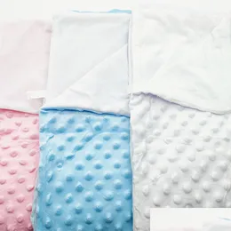 Filtar polyester sublimering baby filt termisk värmeöverföring varm mjuk bäddsoffa med mas pärlor 30x40 tum droppleverans hem ga dhsvz