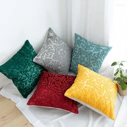 Pillow Case Nordic Light Luxury Colorful Three-Dimensional Plant Flower Embroidered Home Decoration Sofa Cushion Cover