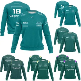 2022 NY F1 ROUNT COLLAR Sweatshirt Formule 1 Team Racing Suit Coat Men's Women's Pullover Fashion Overdized Clothing Tops Plus Size