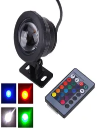 Ny 10W 12V Remote Control Color Change RGB Underwater LED Flood Light CE ROHS IP68 950lm Underwater Pool Light Underwater Light5056583