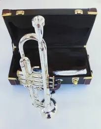 2019 New Bach Trumpet LT190S85 Music Strument BB Trumpet Gold Plodato Professional Grade7261072