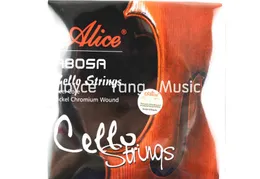 Alice A805A Steel Core Nickel Chromium Wound Cello Strings Set of 4 Strings Wholes5240316