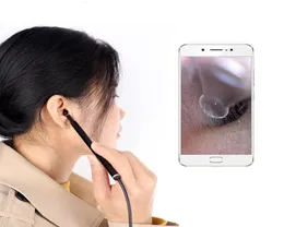 Android PC IOS High resolution USB Endoscope otoscope vision ear Cleaning Tool camera earpick endoscope for medical4912104
