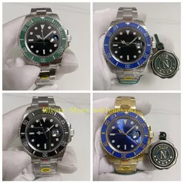 7 Kolor i pudełko prezentowe Super N Factory 126610ln Watch Męski Zielony Zielony Black Dial Ceramic Bezel 126610 Noobf 904l ETA CAL 2813 2776