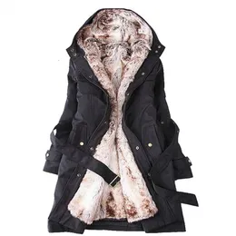 女性ラムウールジャケットWhole-Women's Winter Coat Cheap Thaining Warm Hooded Parka Overcoat Plus Size XXXL for Femal264y
