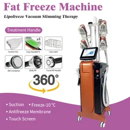 Последний размер и различные функции жирной замораживающей машины для похудения поддерживают четыре ручки, работающие одновременно