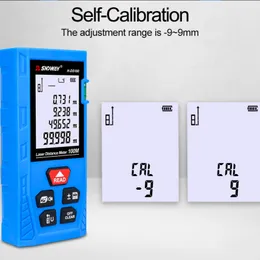 SNDWAY Misuratore di distanza laser Telemetro digitale 100m 70m 50m Telemetro Trena Lazer Misuratore di nastro Righello Misuratore di roulette Strumento