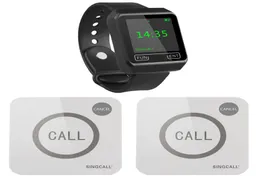 SINGCALL Wireless Calling System for Restaurant 1 Watch 2 Touchable Pagers5622677