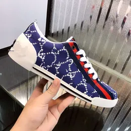 L'ultima vendita di alta qualità da uomo retro stampa low-top sneakers design mesh pull-on moda donna di lusso scarpe casual traspiranti kmjn000000004