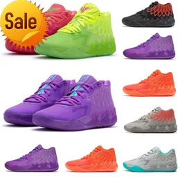 NEW Boots LaMelo Ball 1 MB.01 Men Basketball Shoes Sneaker Black Blast Buzz LO UFO Not From Here Queen City Rick and Morty Rock Ridge Red Mens