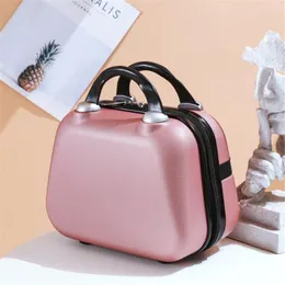 Duffel Bags Fashion Abs Водонепроницаемый чемодан косметический 14 -дюймовый дизайн дизайнерский набор троллейбуса