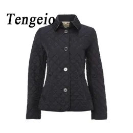 Autumn Winter Womens Jackets and Coats Jacket Wadded Quilted Plus Tamanho Mulheres Mulheres B￡sicas Campera Mujer Chaquetas SJM238G