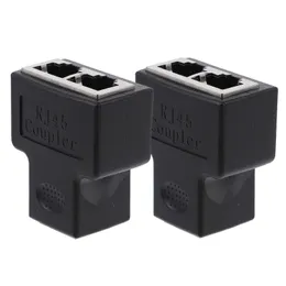 Ethernet Splitter Rj45Network Port Plug Connectors Adapter Socket Connector Coupler Extender