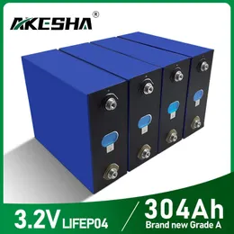 3.2V 302Ah 310Ah 320Ah LiFePO4 Battery Rechargeable DIY 12V 24V 48V Battery Pack Solar System Accessories Boat With Busbar