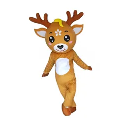 new All Sizes Mascot Costumes Simbok Milu Deer Mascot Cartoon Doll Costume Performance Props Elk Christmas Halloween Easter Carnival Funny Clothing