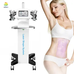 Gr￶n laserbantningsfett Burning 635Nm 532Nm V￥gl￤ngd Viktminskning 6D Laser Body Shaping Machine