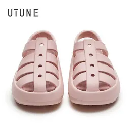 Slide Sandals Uune Gladiatore Donne Janpanese Summer Style Garden Scarpe per unisex Solina spessa spiaggia Pantufa T221230 4