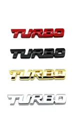 Universal Cool 3D Legering metalen letter Turbo auto motorfiets embleem badge sticker sticker decor auto carrosserie achtergate 3D autolicker8723954