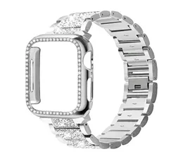 Yeni lüks elmas bilezik kılıfları Apple Watch için Akıllı Kayışlar 8 Iwatch Serisi Bilek Bant 7 6 5 1 2 3 4 38mm 40mm 42mm 44mm 41mm 9438169